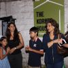 Arjun Rampal snapped with family at The Korner House