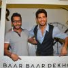Sidharth Malhotra and Ritesh Sidhwani at the special screening of trailor of 'Bar Bar Dekho'