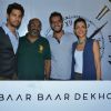Sidharth Malhotra, Ritesh Sidhwani and Nitya Mehra at Special screening of trailer 'Bar Bar Dekho'