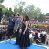 Cast Promotes 'Rustom' at Hansraj college in New Delhi