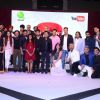 A.R. Rahman, Salim Merchant and Sulaiman Merchant at Qyuki musical collaboration with YouTube event