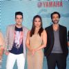 Zayed Khan, Lara Dutta and Arjun Rampal at Launch of Yamaha Fascino Miss Diva 2016