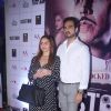 Esha Deol along with her husband Bharat Takhtani at Special Screening of 'Rustom' at Yashraj Studios