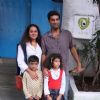 Kunaal Roy Kapur Snapped with Family at Olives Restaurant