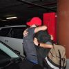 Neha Dhupia snapped hugging Vinay Pathak at Airport