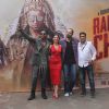Ranveer Singh, Tamannaah Bhatia and Rohit Shetty promotes'Ranveer Ching Returns' at Gaitey Galaxy Th