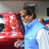 Big B snapped in a Bohemian look for a Tata Sky Ad
