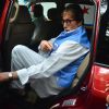Big B snapped in a Bohemian look for a Tata Sky Ad