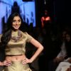 Pernia Qureshi in gold dress at Lakme Fashion Show 2016 - Day 4