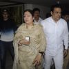 Govinda with his wife and son at Prayer meet of Krushna Abhishek's father!