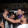 Rishi Kapoor posing for Selfie with fans at Juhu PVR