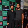 Yuvraj Singh and Farhan Akhtar at Launch of new Clothing line 'YouWeCan'
