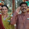 Shweta Bhonsle and Shailesh Lodha celebrate republic day