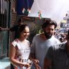Riteish Deshmukh and Genelia Dsouza snapped leaving Pali Village Cafe!