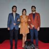 Neha Sharma, Aditya Seal and Aashim Gulati at Launch of film 'Tum Bin 2'