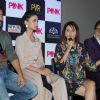Andrea Tariang, Taapsee Pannu, Amitabh Bachchan at Press Meet of PINK in Delhi