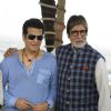 Amitabh Bachchan and Jeetendra at NDTV Dettol Banega Swachh India event