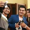Arbaaz Khan Snapped with a pet dog