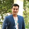 Arbaaz Khan Snapped with a pet dog