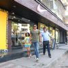 Farhan Akhtar snapped shopping with his children