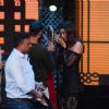Kriti does her final touch-up on the stage