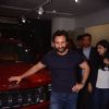 Saif Ali Khan poses with his brand new Jeep