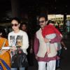 Saif and Kareena with baby Taimur return to Mumbai