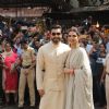 Ranveer and Deepika spotted at Siddhivinayak temple Mumbai