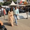 Ranveer and Deepika spotted at Siddhivinayak temple