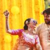 Shweta Basu Prasad dancing with Rohit Mittal on her Mehendi Ceremony