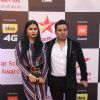 Ahmed Khan with his wife at Star Screen Awards 2018