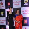 Diana Penty with Shabana Azmi at Star Screen Awards 2018