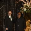 Anupam Kher and Satish Kaushik at Priyanka Chopra and Nick Jonas Wedding Reception, Mumbai