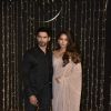 Shahid Kapoor with wife Mira Kapoor at Priyanka Chopra and Nick Jonas Wedding Reception, Mumbai