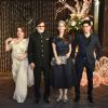 Sanjay Khan and family at Priyanka Chopra and Nick Jonas Wedding Reception, Mumbai