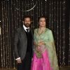 Kabir Khan with wife Mini Mathur at Priyanka Chopra and Nick Jonas Wedding Reception, Mumbai