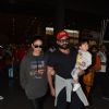 Saif Ali Khan, Kareena Kapoor and Taimur Ali Khan spotted at Mumbai Airport