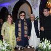Sanjay Khan with his son Zayed Khan and wife at his 78th Birthday bash