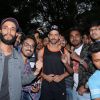 Hrithik Roshan with his fans during his Birthday Bash