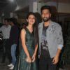 Vicky Kaushal and Priya Warrier snapped during the screening of 'URI'