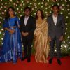 Johny Lever and family at Amit Thackeray's reception