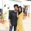 Kartik and Kriti spotted during Luka Chuppi promotions