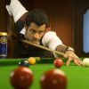 Rohit Roy playing snooker