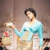 A model displaying Neeta Lulla''s collection at the Lakme Fashion Week in Mumbai