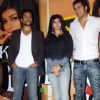 The cast of the movie KYA LOVE STORY HAI at the album release function in Mumbai The music of the film is composed by Pritam Chakraborthy