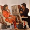 Actors Shah Rukh Khan and Shabana Azmi unveils new comfortable seats in the Jet Airways