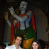 Tushar Kapoor and Prachi Desai seek blessings to promote "Life Partner" at Andheri