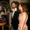 Bollywood actor Hrithik Roshan wife Suzanne at the red carpet event at openig of Arjun Rampal and A D Singh''s "LAP'''' restaurant, in New Delhi on Friday Night