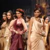 Models walks the runway at Tarun Tahiliani show at the Lakme Fashion Week Spring/Summer 2010 Day 5, in Mumbai