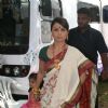 Rani Mukherjee arrives at a Durga Pooja pandal in Mumbai